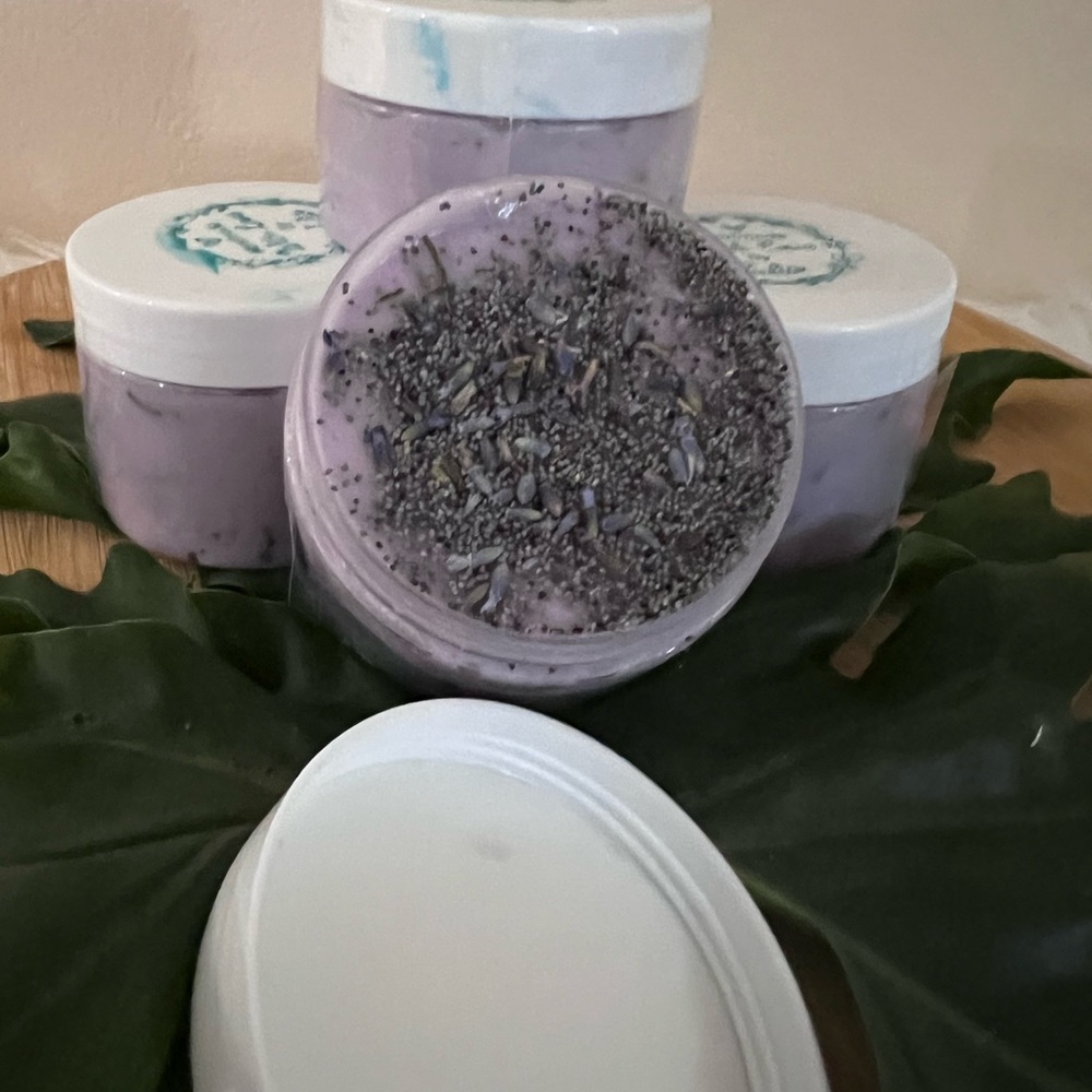 Whipped sugar scrub